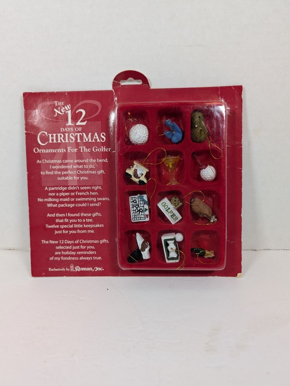 Special Roman Inc 12 Days of Christmas Ornaments for The Golfer Holiday Decor